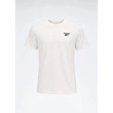 Reebok Lc 6040 New Id Reg Iı Tee Beyaz Yuvarlak Yaka Regular Fit Baskılı Erkek T-Shirt
