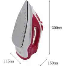 Rivera Tech Rvrtch Seramik Tabanlı Kırmızı 2200 Watt Şok Buharlı Ütü