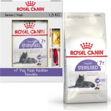 Royal Canin Kısırlaştırılmış +7 Yaşlı Kedi Maması 1,5 kg Tavuklu Premium Kalite