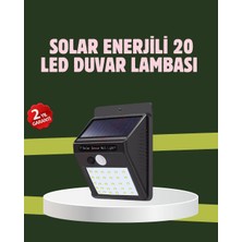 Rivera Tech Rvrtch Kablo Gerektirmeyen Solar LED Bahçe ve Veranda Işığı