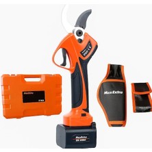 Max-Extra MX8040 Şarjlı Budama Makası Çift Akülü 40 mm 21 Volt  4.0AH