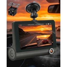 Butik Mey Ithalat® Çift Lens Araç Güvenlik Kamerası G Sensörlü Full Hd