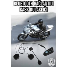 Rivera Tech Rvrtch Kask Kulaklığı Motosiklet Intercom Interkom Dinleme Konuşma Özellikli Su Geçirmez