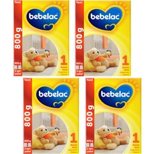 Bebelac 1 Bebek Sütü 0 - 6 Ay 800 gr 4 Adet