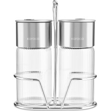 Karaca Ripple 2'li Baharat Takımı Inox