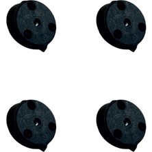 Rivera Tech Rvrstr4 Açılı Ayak Aparatı Plastik - Sඈyah M8 HKS285 - 4 Adet