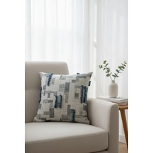 Rolivs Mavi Esinti Soft Koleksiyonu Kırlent 47X47 cm - 2106