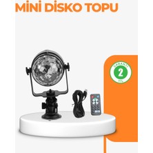 Rivera Tech Rvrtch 3 Renk 7 Mod Döner Disko Topu Işık