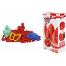 MarkEntegra Eğlenceli Oyun Kumu 1000 gr Kırmızı