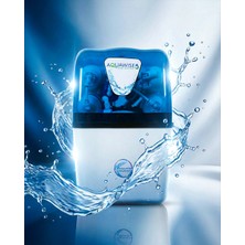 Aquawise Premium 8 Litre(2.2) Pompasız Çok Aşamalı Su Arıtma Cihazı–ORP Filtreli, NSF Sertifikalı 80 Gpd Membran,Metal Tank,Lüks Musluk