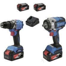 Dong Cheng Dongcheng DCKIT41 2'li Set Darbeli Vidalama + Somun Sıkma