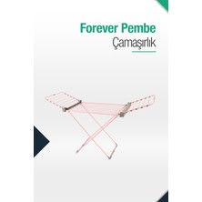 Kalın Borulu Kanatlı Çamaşır Kurutmalığı, Büyük Boy, Pembe