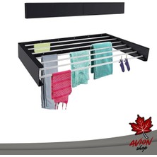 Pratik Duvara Monte Çamaşır Kurutmalığı, Antrasit, 120 cm