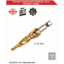 Rivera Tech Rvrstr4 Kademeli Matkap Ucu 4-12 mm Arası - Altıgen Saplı