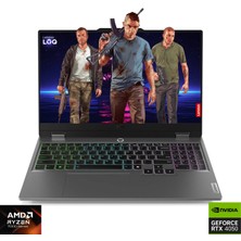 Lenovo Loq Amd Ryzen 7 7435HS 64GB 1tb SSD RTX4050 Freedos 15.6" Taşınabilir Bilgisayar 83JC006BTR