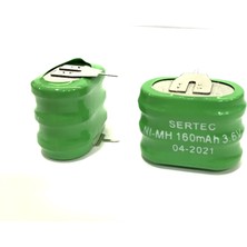 Rivera Tech Rvrstr4 3.6V 3S1P 160 Mah 2 Pin Nı-Mh Buton Pil