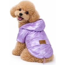 Puppy Party Sıcacık Su Geçirmeyen Pembe Cırtcırtlı Mont