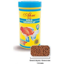 Ahm Gold Granulat Japon Balığı Yemi 250 Ml Premium Kalite ile Akvaryum Balıkları İçin
