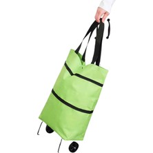 Rivera Tech Rvrtch Pazar Çantası Tekerlekli Katlanır Pazar Arabası Çanta Market Alışveriş Arabası