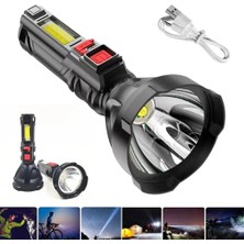 Rivera Tech Rvrstr4 Çok Fonksiyonlu Şarjlı El Feneri USB Şarjlı HS31