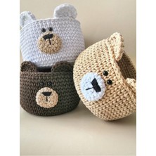 Ahşap Çok Amaçlı Bebek ve Çocuk Oda Dekoratif Oyun Sepeti