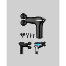 Rivera Tech Rvrtch 4 Başlıklı Şarjlı Masaj Tabancası Bel Sırt Boyun Bacak Kas Rahatlatıcı