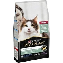 Pro Plan Liveclear Hindili Kısırlaştırılmış Yaşlı Kedi Maması 1,4 kg Lezzetli Et Tadı
