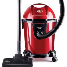 Stilevs 2800 W Islak Kuru Süpürge Kırmızı - Siyah Toz Haznesi Yok Güçlü Emiş Teknolojisi