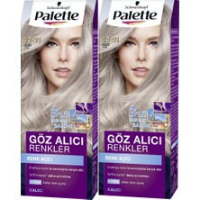 Palette Gümüş Sarı Saç Boyası 12-21 X2 Amonyaksız ve Bitkisel İçerik ile Canlı Renkler