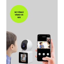 Rivera Tech Rvrhb 2k Hd Bebek ve Yaşlı Takip Kamerası Çift Yönlü Görüş Akıllı Uyarılı