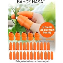 Rivera Tech Rvrhb 30 Parça Premium Pratik Bahçe Hasat Seti: Paslanmaz Çelik Başparmak Kesici Parmak Koruyucu