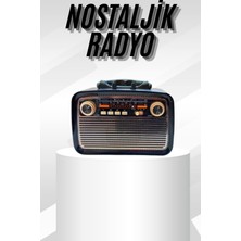 Rivera Tech Rvrhb Müzik Kutusu Bluetooth Bağlantılı El Fenerli Nostaljik Tasarım Radyo