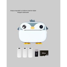 Rivera Tech Rvrhb Mini Çocuk Kamera Anında Baskı Özellikli Hd Video Termal Yazıcılı