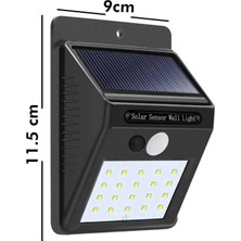 Rivera Tech Rvrhb Bahçe Aydınlatması Güneş Enerjili LED Işık Lamba Sensörlü Dekoratif