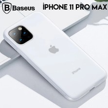 Rivera Tech Rvrhb Baseus Jelly Liquid Silica Gel iPhone 11 Pro Max 6.5 Kılıf Şeffaf Sıvı Silikon Kılıf-(5