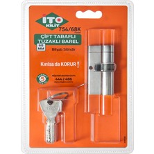 İto Ito Kilit Ito 754/68K Blisterli – Çift Taraflı Tuzaklı Barel – Bilyalı Silindir - Ito Kilit