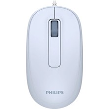 Philips SPK7238 USB Kablolu 1200DPI 3 Tuşlu Optik Mouse Açık Mavi