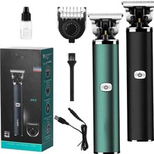 Rivera Tech Rvrhb Tıraş Makinesi Profesyonel Paslanmaz Çelik T-Bıçak Saç Sakal Ense Vücut