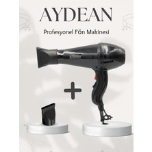 Aydean Profesyonel Saç Kurutma Fön Makinası 4200 Siyah