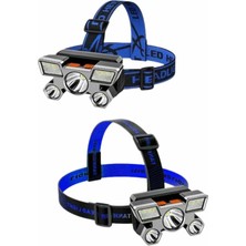 Rivera Tech Rvrhb El Feneri Süper Kafa Lambası 4 Modlu 5 LED Kafa Feneri
