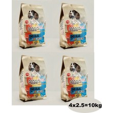 Mamavita Somonlu Köpek Kuru Maması 10 kg (2.5kg x 4 Adet)
