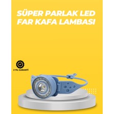 Rivera Tech Rvrhb Kampçı Kafa Lambası Su Geçirmez Çok Modlu LED