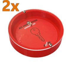 Goldsea Marine Tekne Acil Anahtar Kutusu Ø100mm  Yükseklik 25mm 2 Adet