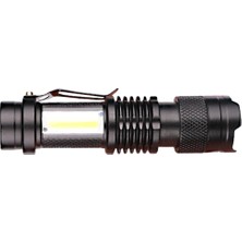 Rivera Tech Rvrhb 2000 Lümen LED El Feneri - Suya Dayanıklı Odaklı Klipsli