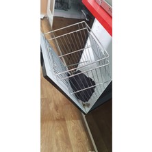 Şık ve Kullanışlı Dolap Içi Askılı Kirli Çamaşır Sepeti 38 cm