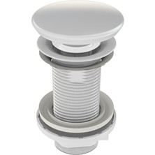 İz Yapı Iz Yapı Beyaz Renkli Taşmasız Aç Kapa Körüklü Lavabo Sifonu 100 mm Kolay Montaj ve Yüksek Dayanıklılık