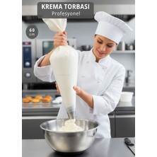 Jet's Home Profesyonel 60 cm Krema Torbası Bez – Dev Boy Pasta ve Hamur Dağıtımı Için