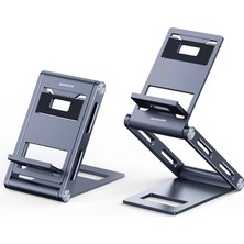 Rivera Tech Rvrhb Dux Ducis Z-Shape Alüminyum Alaşımlı Katlanır Telefon STANDI-(5775)