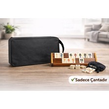 Rs Janti Store Okey Taşı & Istaka Çantası – 50×20×10 cm, Lastikli Kumaş Kese, Portatif Oyuncu Çantası