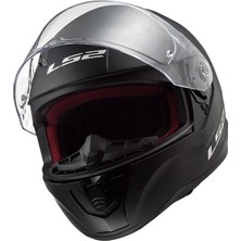 LS2 Rapid Mat Siyah Tam Yüz Kask Polikarbonat Malzemeden Nefes Alabilen Özelliklerle L Beden